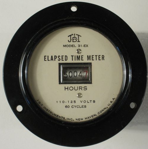 JBT 31-EX Elapsed Time Meter 60 cycles 110-125 VAC