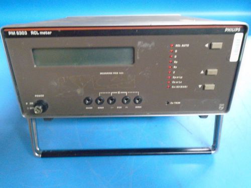 Phillips PM 6303 RCL Meter with Philips PM 9541 Modified Test Fixture