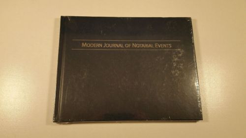 Modern Journal of Notarial Events (Notary Journal) Hard Cover  BRAND NEW