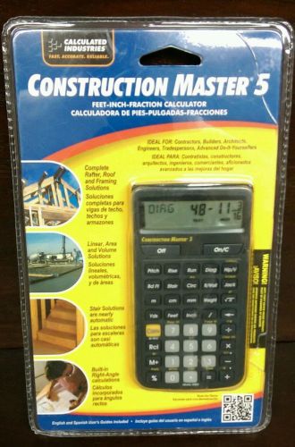 Construction Master 5 Calculator - by Calculated Industries - model #4050
