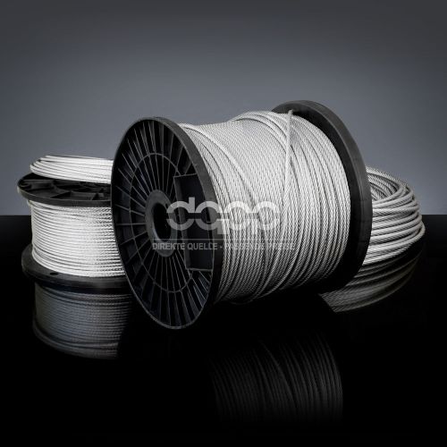 [bulk] 3250 ft x 1/16 inch STAINLESS STEEL WIRE ROPE - 7x7 (1,5mm x ~990m)