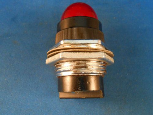 695D KIRKLAND RED STOVEPIPE STYLE LIGHT IND., 75V, 125W, NEW OLD STOCK