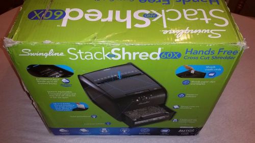 Swingline 60X Stack &amp; Shred / New Open Box / LOOK!