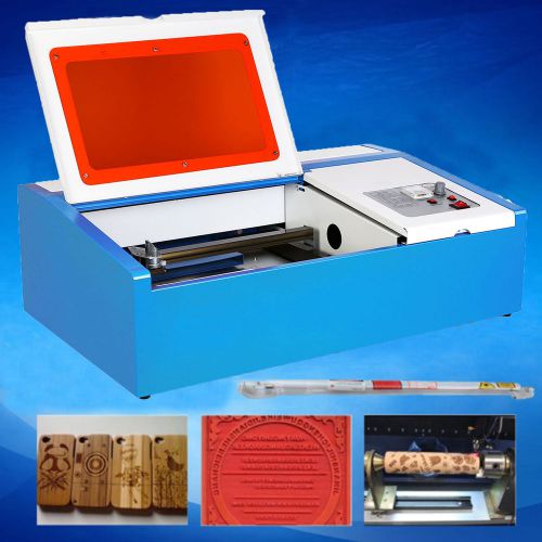 40W CO2 Laser Cutter Engraver Engraving Machine + Free Extra 40w Laser Tube