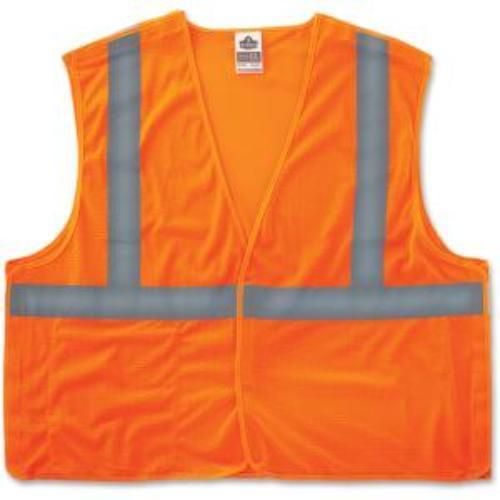 Glowear ergodyne glowear orange econo breakaway vest - large/extra for sale