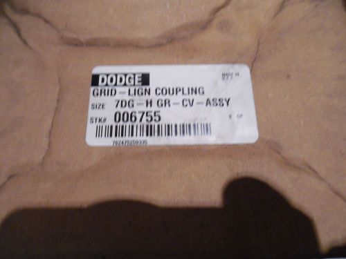 Dodge grid -lign coupling size 7dg-h gr-cv-assy   #006755 new in sealed box for sale