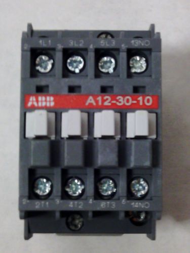 ABB Motor Starter A12-30-10 AC  Contactor 480 Volt Coil # 1SBL161001R5110