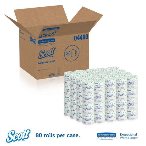 Scott Bulk Toilet Paper (04460), Individually Wrapped Standard Rolls, 2-PLY, Whi