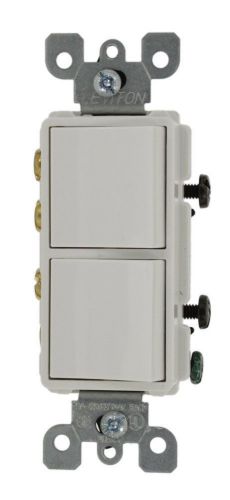 Leviton 5640-w 20 amp, 120/277 volt, decora brand style 3-way / 3-way ac new!!! for sale