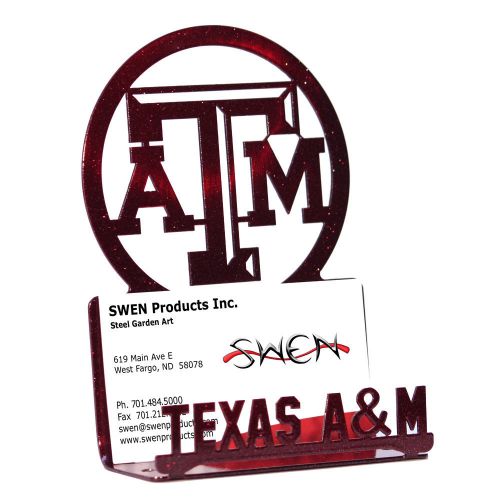 SWEN Products TEXAS A&amp;M AGGIES Metal Business Card Holder