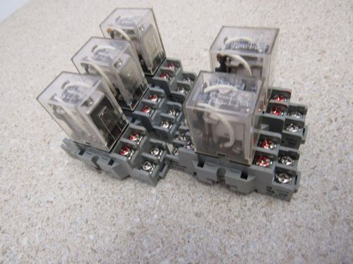 OMRON LY2 6VDC RELAY-LOT OF 5