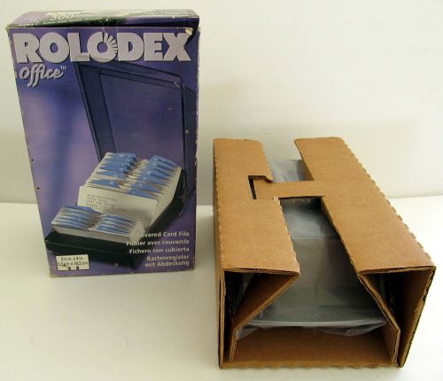Rolodex Office 67011 Covered Card File 500 2 1/4&#034; x 4&#034; New in Opened Box
