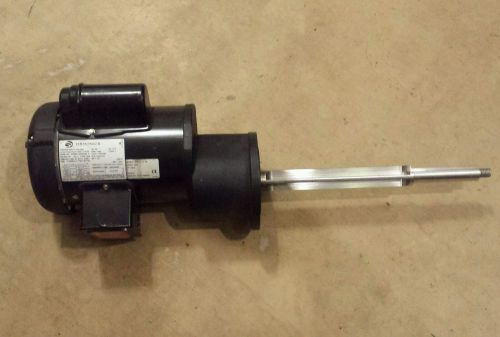 610 rpm gearmotor mixer 115/230 vac 3/4 hp biodiesel gear reduction motor for sale