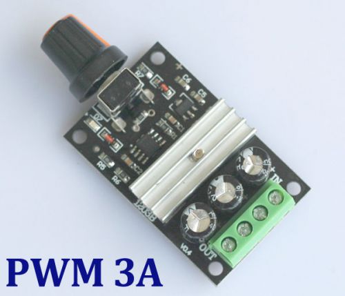 Dc 6v 12v 24v 28v 3a pwm motor speed governor control switch controller module for sale