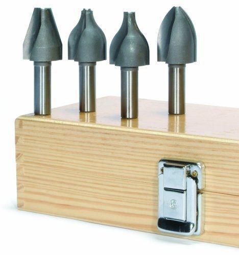 Mlcs 8350 woodworking vertical raised panel bit boxed set, 4-piece for sale