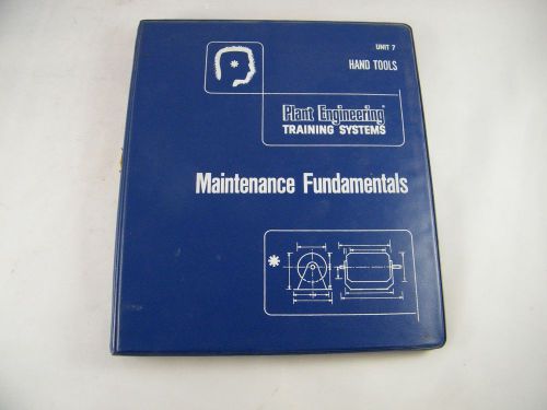 TPC TRAINING SYSTEMS TRAINEES GUIDE TO HAND TOOLS 10 LESSONS 160 PAGES UNIT 7