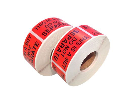 2Rolls THIS IS A SET DO NOT SEPARATE Shipping Labels Label Self Adhesive Sticker