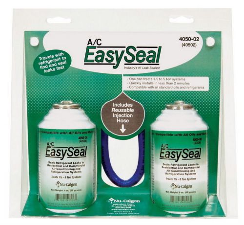 Nu-Calgon 4050-02 A/C Easy Seal Leak Sealant 2+1