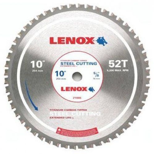 Lenox Tools LENOX Tools Circular Saw Blade, Steel-Cutting, 10-inch, 52T