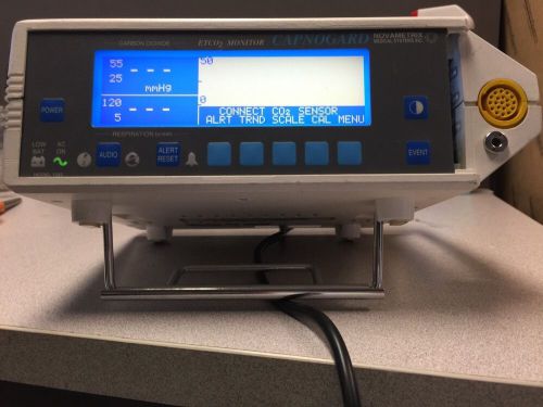 Novametrix Medical Systems, Inc. Model 1265 CAPNOGARD ETCO2 Monitor