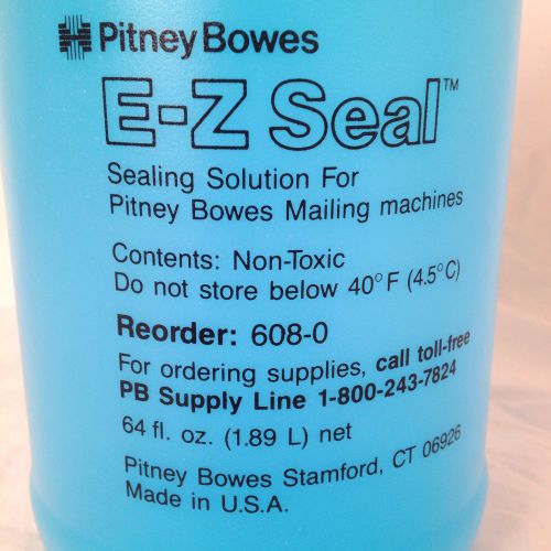E-Z SEALING SOLUTION PITNEY BOWES MAILING MACHINES 608-0 64 Ounces
