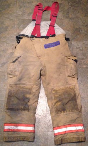 Firefighter turnout/bunker pants w/ suspenders - cairns rs1 - 42 x 30 - 2005 for sale