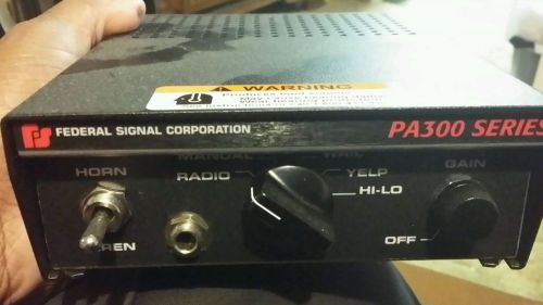 Federal signals pa300 siren parts only-display excellent for restoration for sale