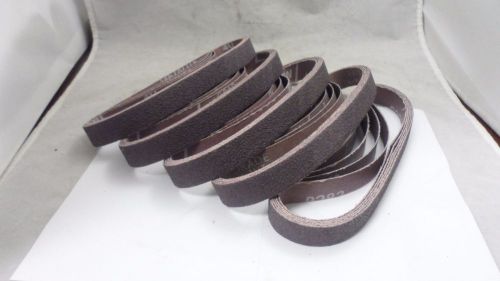 25 New Norton 3/4&#034;x18&#034; R283 Metalite P40 40 Grit Sandpaper Belts