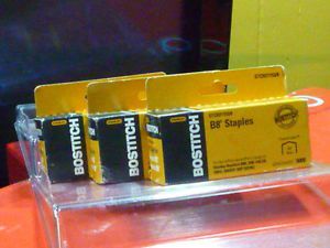 3 Stanley Bostitch B8 Staples   3/8&#034;  or 9 mm 5000 Power Crown Staples