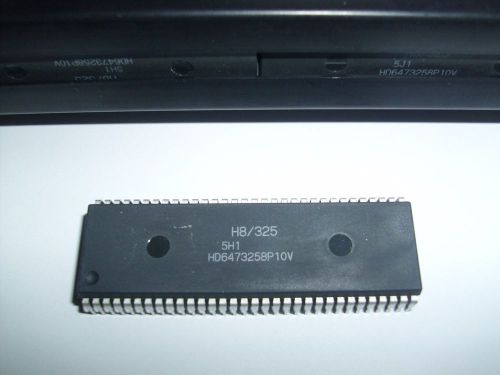 N°5 X  HD6473258P10V  Microcontrollorer 8 Bit, H8/300, 10 MHz, 32 KB, 1 KB, 64
