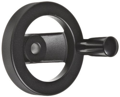 Monroe 2 spoked black powder coated aluminum dished hand wheel with revolving for sale