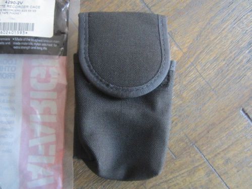 Safariland Nylok Black Nylon Recorder Case Pouch Loop Belt Velcro Police New