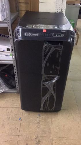 Fellowes automax 500c 500-sheet cross-cut auto feed shredder - crc46520 for sale