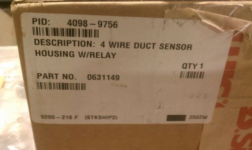 *NEW* Simplex Model 4098-9756 4-Wire Duct Sensor Assembly w/ Relay  J255