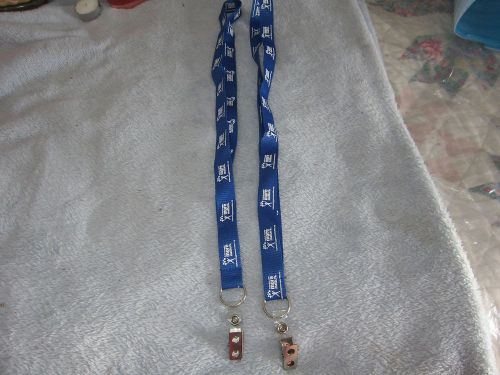 Name tag badge lanard holders (2) for sale