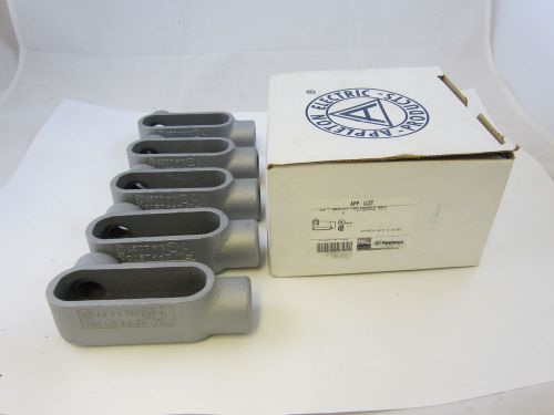 Lot of 5 appleton  ll27  3/4&#034; form 7 &#034;lb&#034;  fitting  condulet new for sale