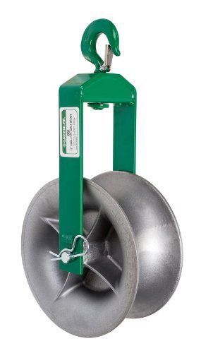 Greenlee 650 Hook Sheave, 4000-Pound Capacity, 6-Inch