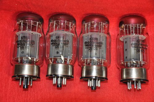 4 (Quad) Electro Harmonix KT88 tubes,
