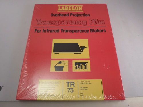Labelon Overhead Projection Transparency Film for Infrared Transparency Makers
