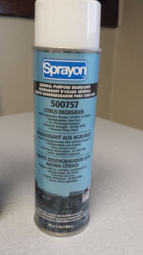 Sprayon S00757 Citrus Degreaser 16 oz., 2 Aerosol Spray Cans