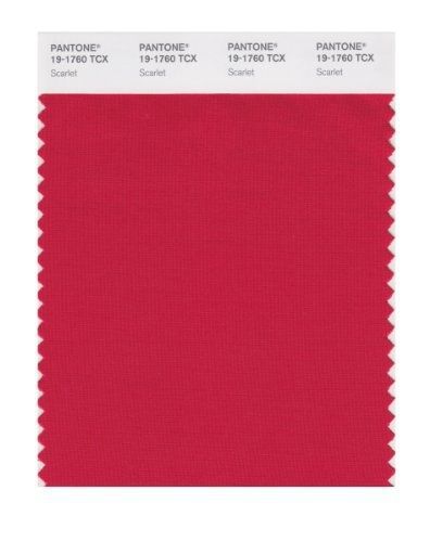 Pantone PANTONE SMART 19-1760X Color Swatch Card, Scarlet