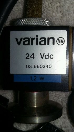 VARIAN  TURBO VACUUM PUMP Valve controller ? 24 VDC 1.2 W 03. 660240 Festo