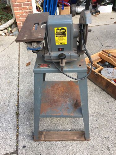 BELSAW TOOL SHARPENER WITH STAND WITH EXTRAS.  Bench Grinder