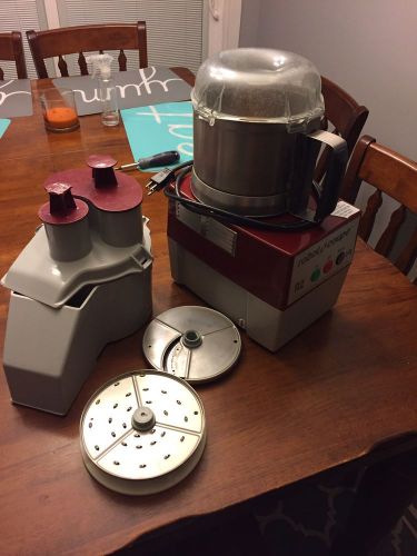 Robot Coupe R2 R2N Food Processor w/ Stainless Bowl For Parts Or Repair