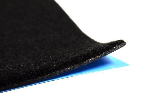 13 inch x 36 inch roll neoprene padded adhesive backed felt sound absorbing v... for sale
