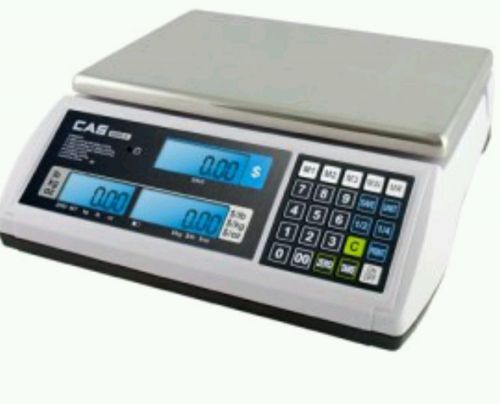 Cas S2000JR 30LB NTEP Price Computing Retail Scale With LCD Display  s2000 jr