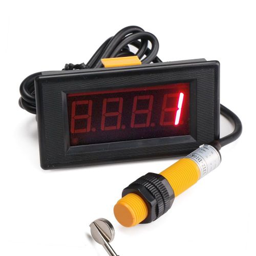 DROK 0.56Red LED Display Digital Tally Counter 0-9999 Up Down Counter Totaliz...
