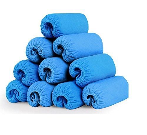 AYAOQIANG 100 Piece Heavy Duty Non Slip Disposable Shoe Covers and Strip on Sole