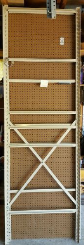 Heavy Duty Steel shelving units with track system 4 sliding 9 @ 30&#034; X 48&#034; X 8&#039;