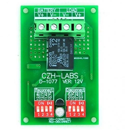 Electronics-Salon Low Voltage Disconnect Module LVD, 12V 10A, Protect/Prolong